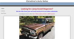 Desktop Screenshot of jeepgrandwagoneer.com